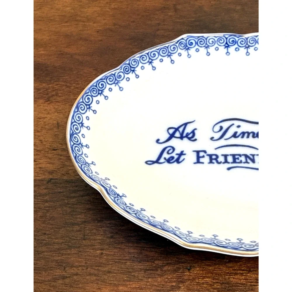 Williamsburg Mottahedeh Portugal As Time Flies Let Friendship Stay Ring Dish